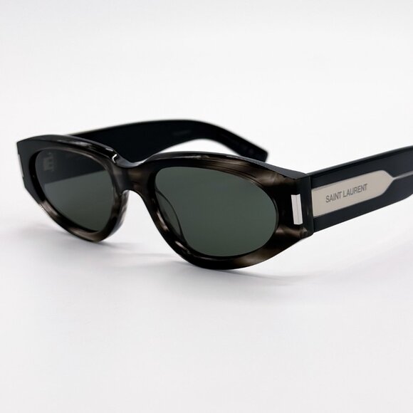 NEW SAINT LAURENT SUNGLASSES SL618 004 UNISEX GREY EYEWEAR SAINT LAURENT - Picture 8 of 11